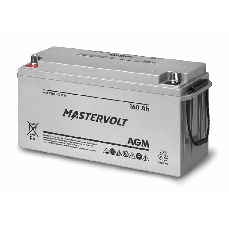 Mastervolt AGM Battery 12v 160Ah 62001600